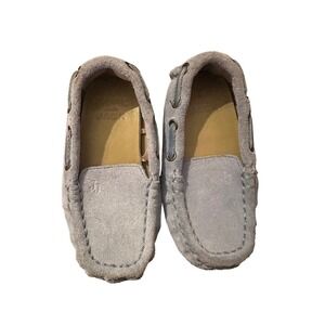 Jack and‎ Jack Blue Suede Baby Moccasin Driving Shoes Infant Crib Shoes Size 3